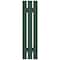 Ekena Millwork 12-in. W x 35-in. H Mid-America Vinyl, Standard Size Three Board Spaced Shutters, 028, Forest Green, PR 00031235028 - alternate 11